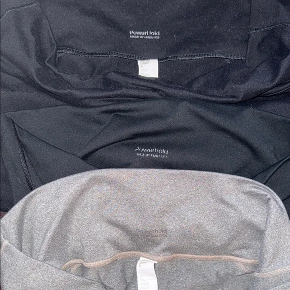 Fabletics Powerhold Leggings Black and Gray - Picture 5 of 6